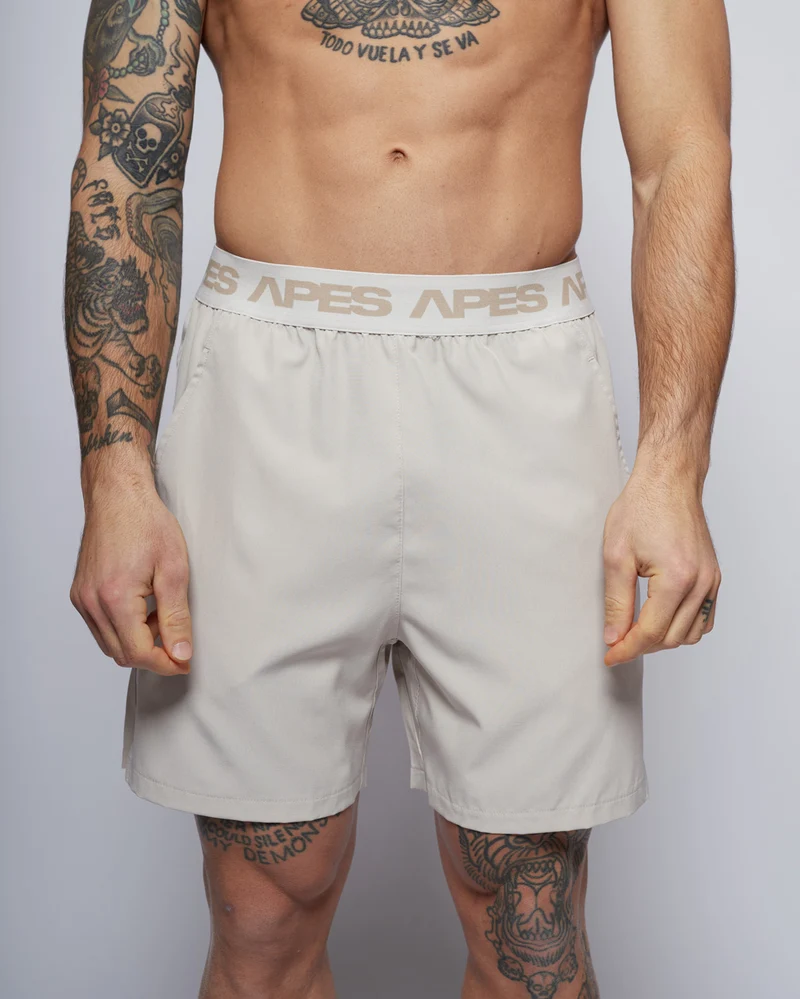 Apes Essentials Rep Training Shorts - Bone White