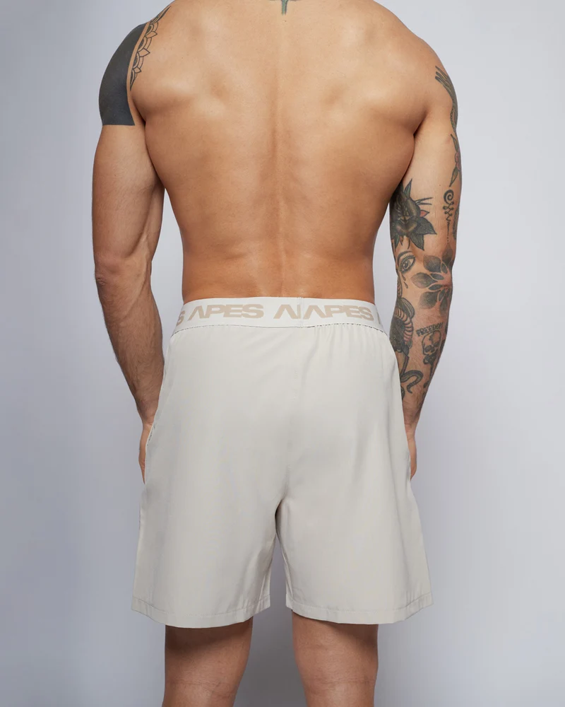 Apes Essentials Rep Training Shorts - Bone White