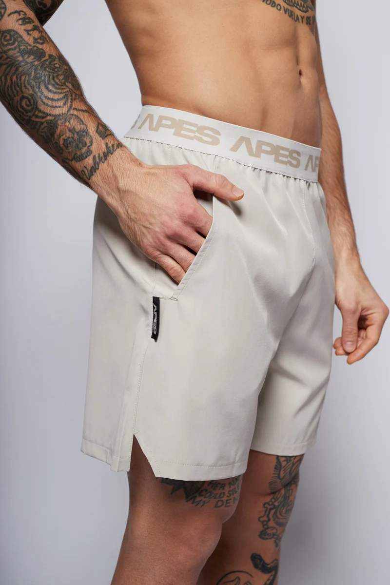 Apes Essentials Rep Training Shorts - Bone White