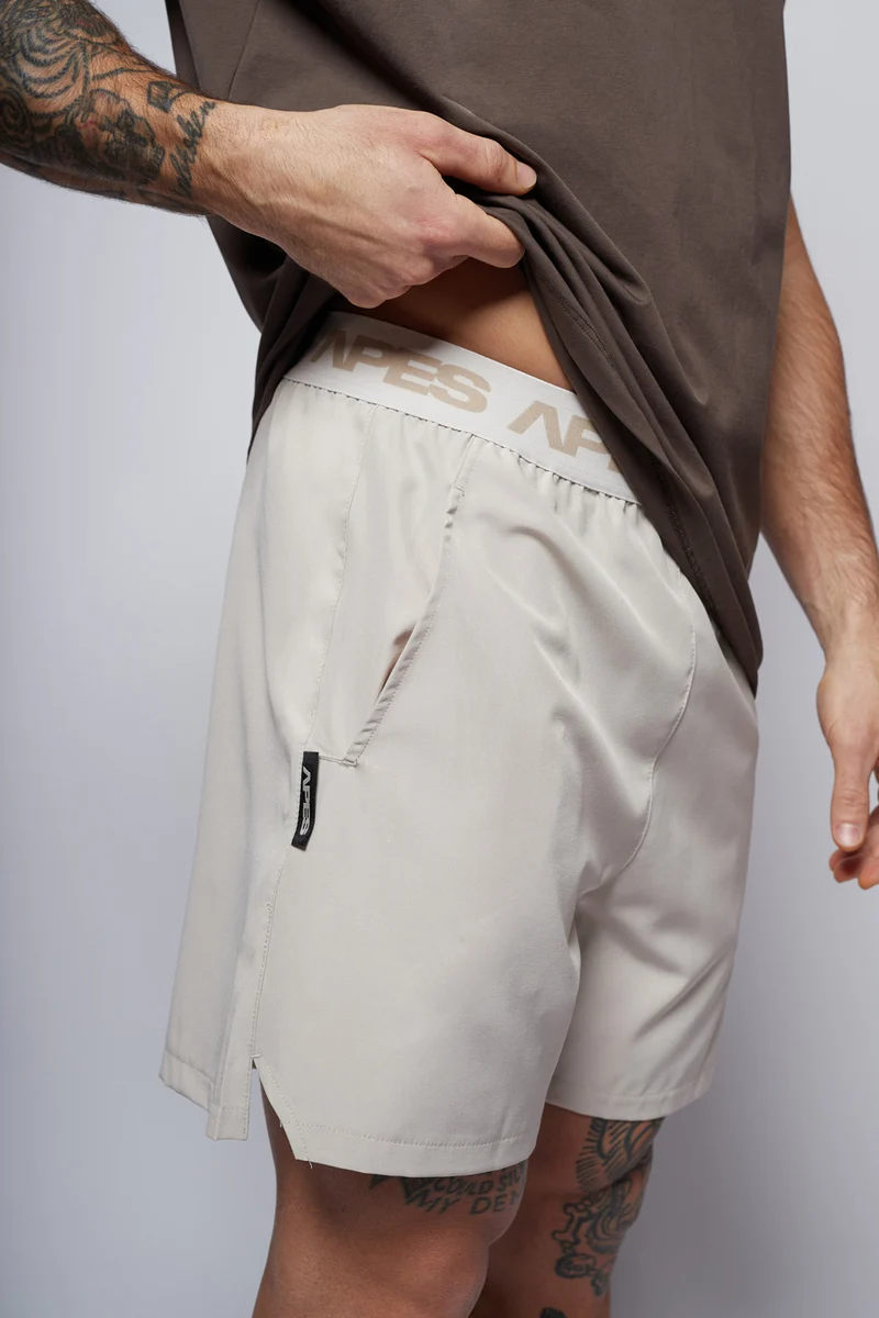Apes Essentials Rep Training Shorts - Bone White