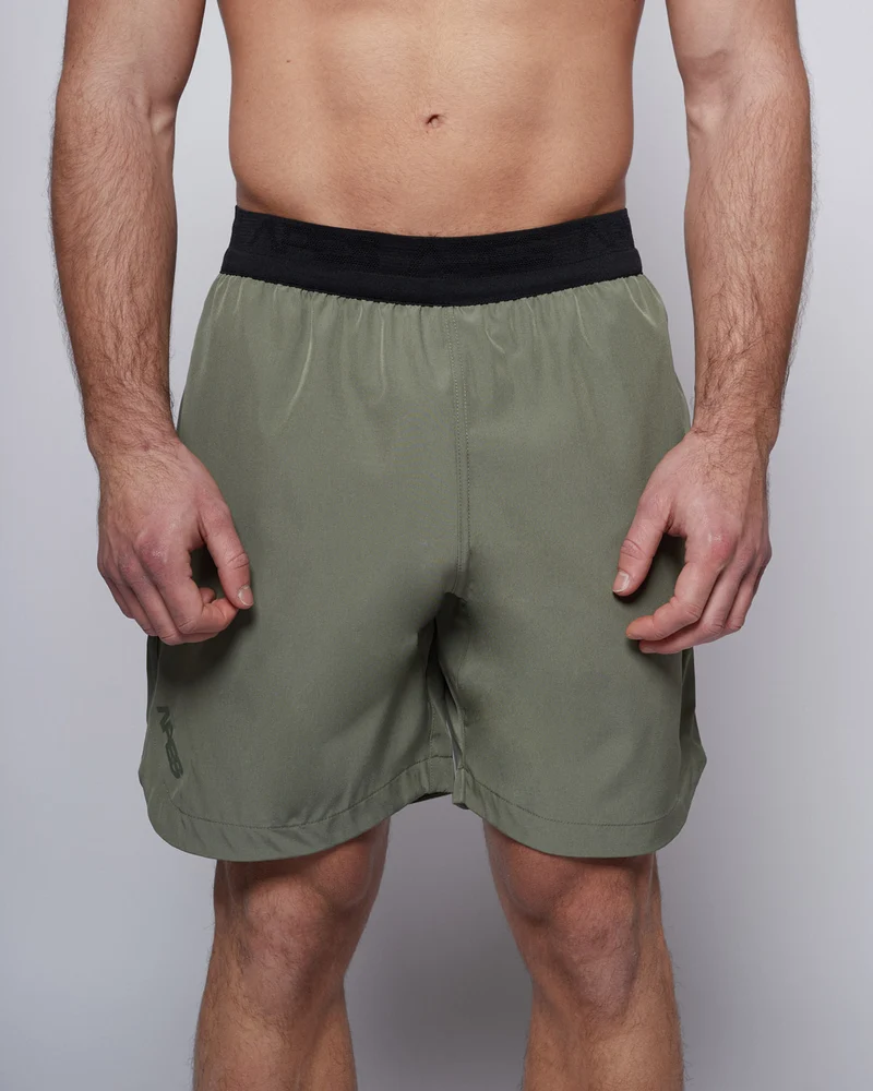 Apes Essentials Flex Training Shorts - Matte Green