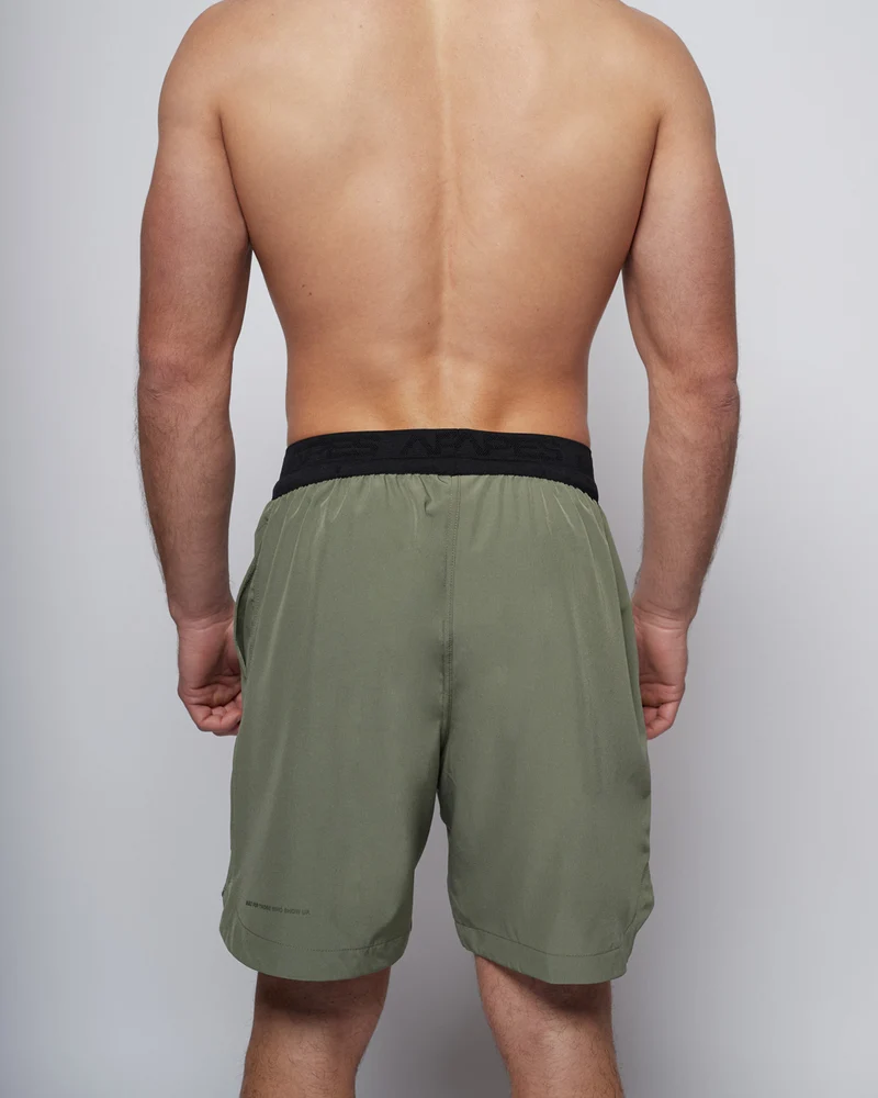 Apes Essentials Flex Training Shorts - Matte Green