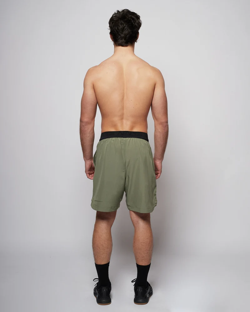 Apes Essentials Flex Training Shorts - Matte Green