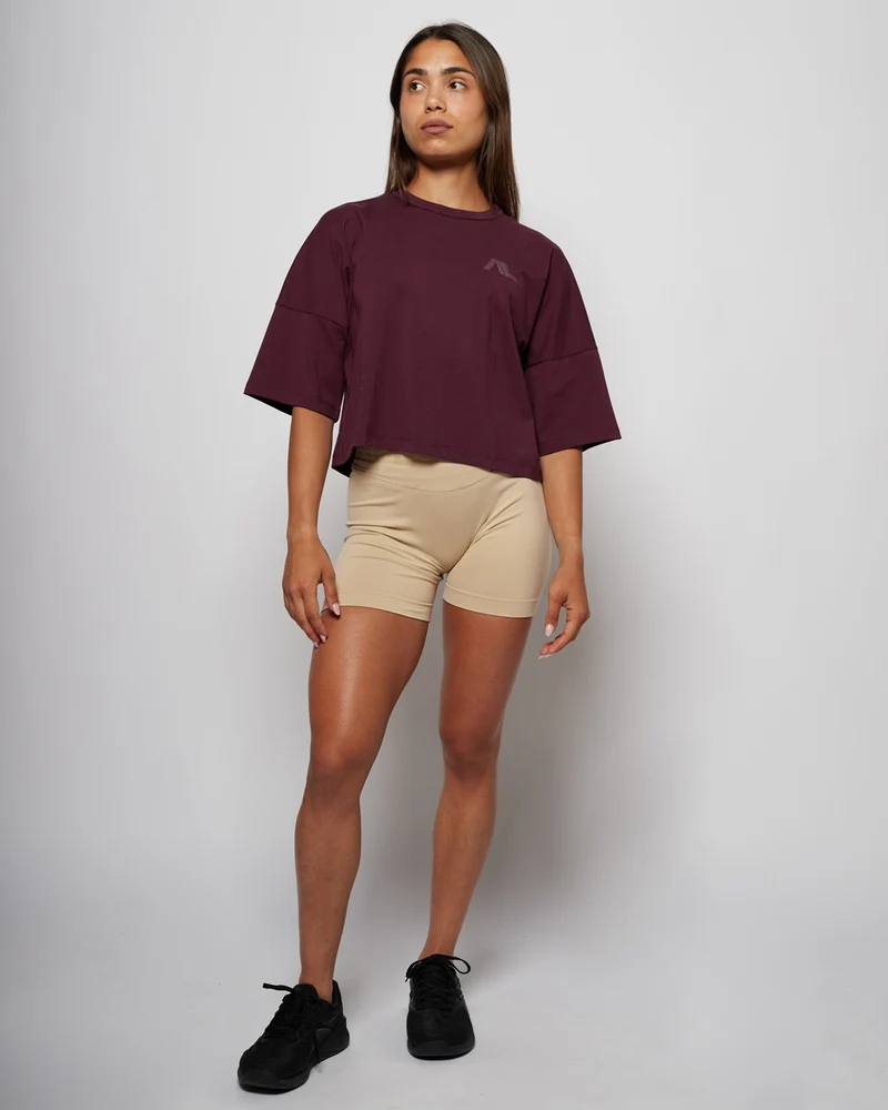 Apes Essentials Bold Crop Tshirt - Night Bloom