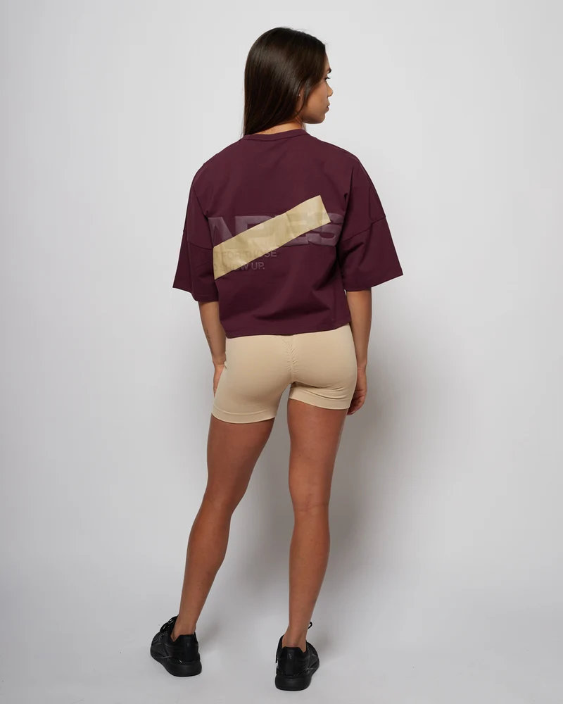 Apes Essentials Bold Crop Tshirt - Night Bloom
