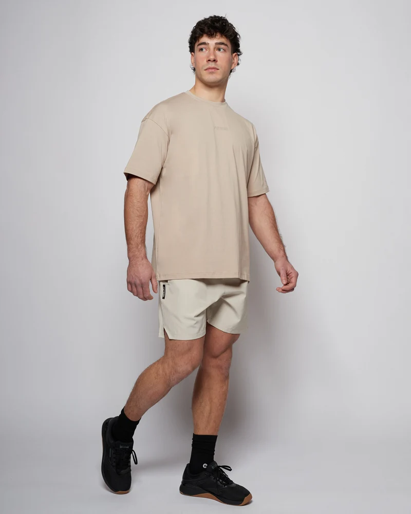 Apes Essentials Club Drop Tshirt - Taupe