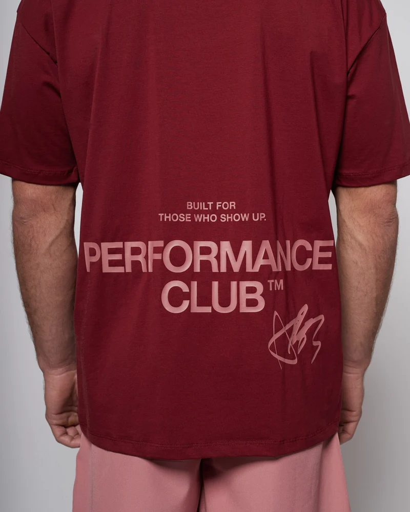 Apes Essentials Club Drop Tshirt - Red Velvet