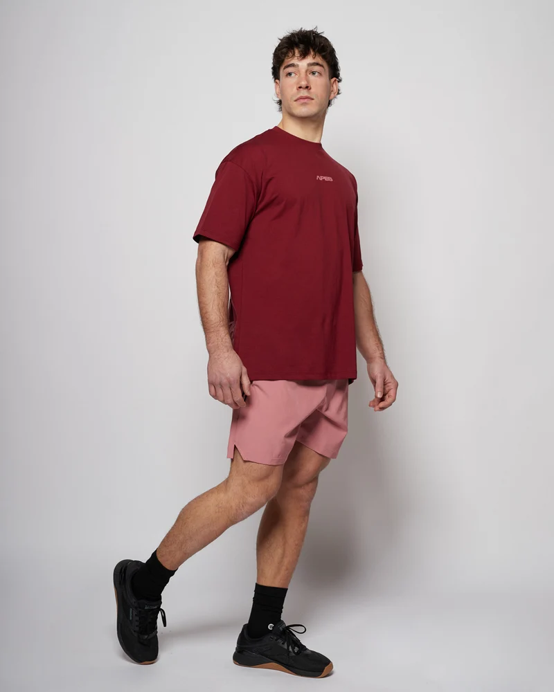 Apes Essentials Club Drop Tshirt - Red Velvet