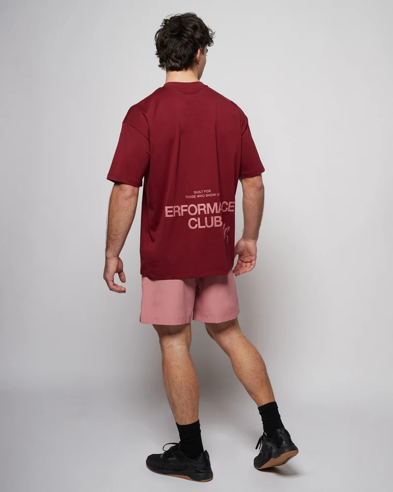 Apes Essentials Club Drop Tshirt - Red Velvet