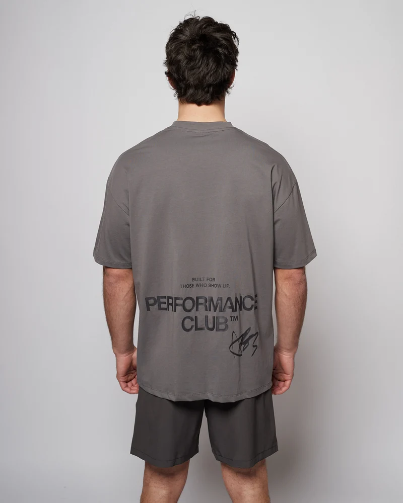 Apes Essentials Club Drop Tshirt - Stone Gray