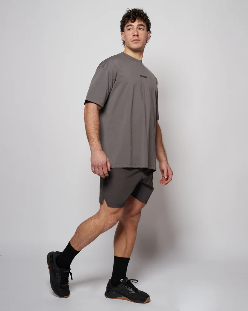 Apes Essentials Club Drop Tshirt - Stone Gray