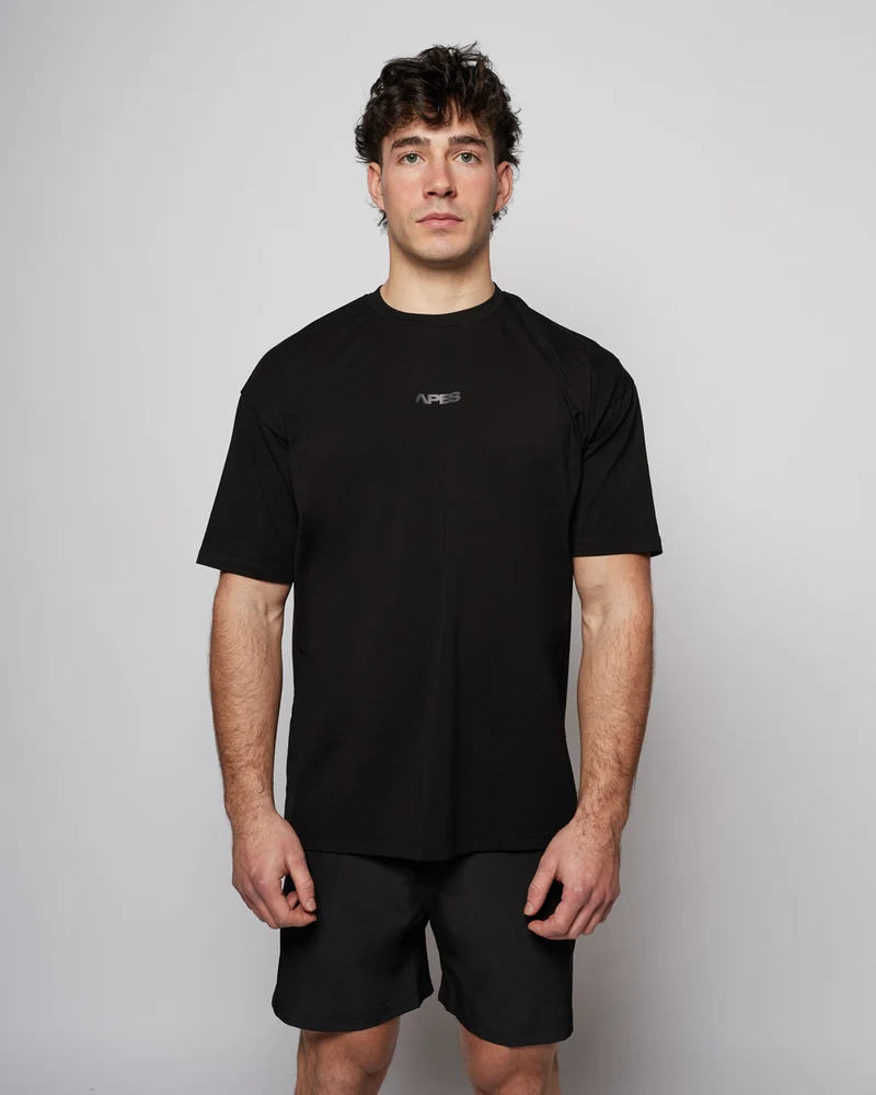 Apes Essentials Club Drop Tshirt - Solid Black