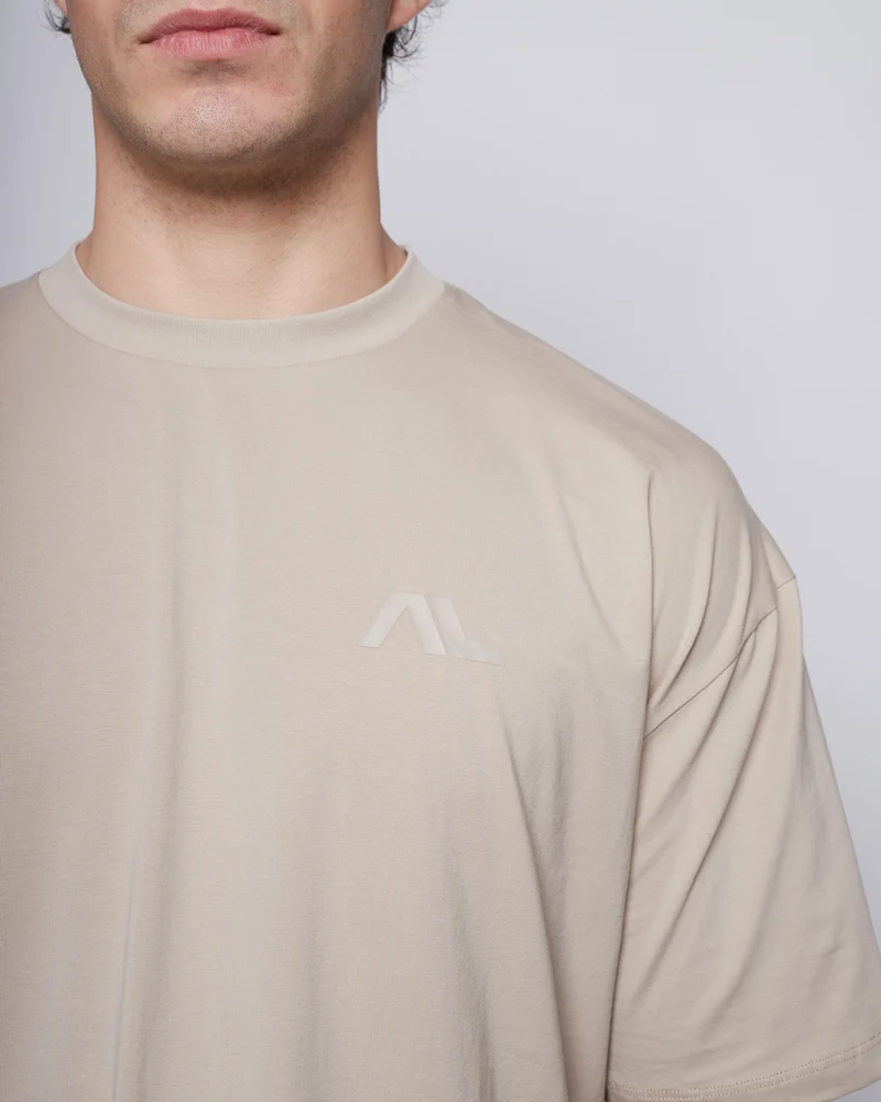 Apes Essentials Core Drop Tshirt - Taupe