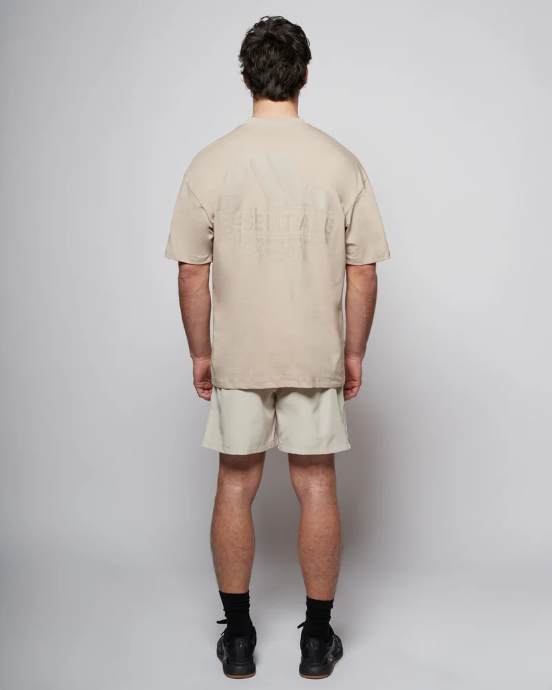 Apes Essentials Core Drop Tshirt - Taupe