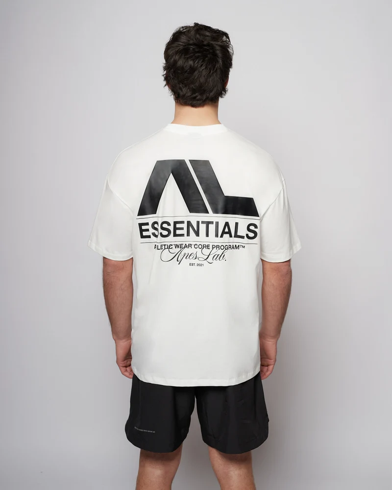 Apes Essentials Core Drop Tshirt - White