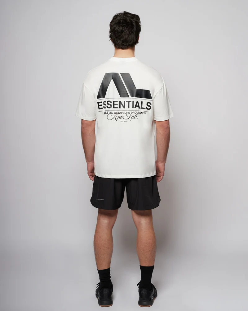 Apes Essentials Core Drop Tshirt - White