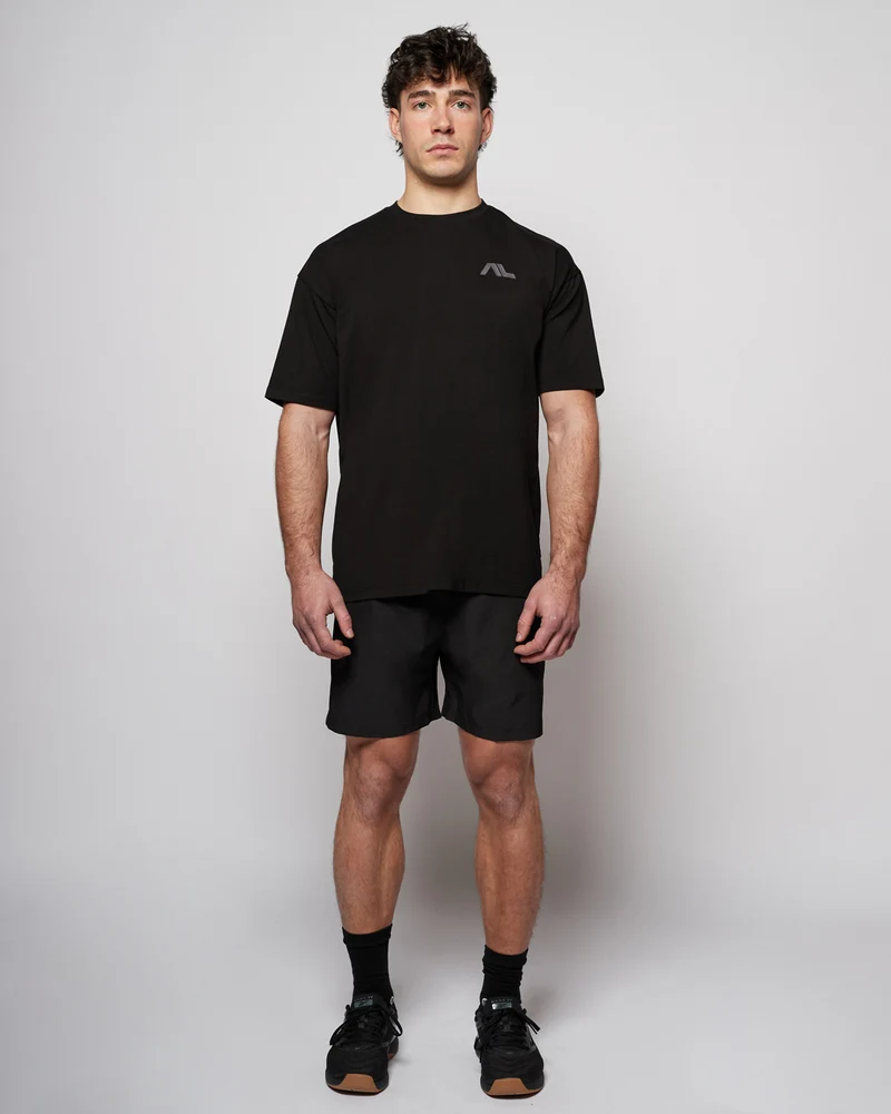 Apes Essentials Core Drop Tshirt - Solid Black
