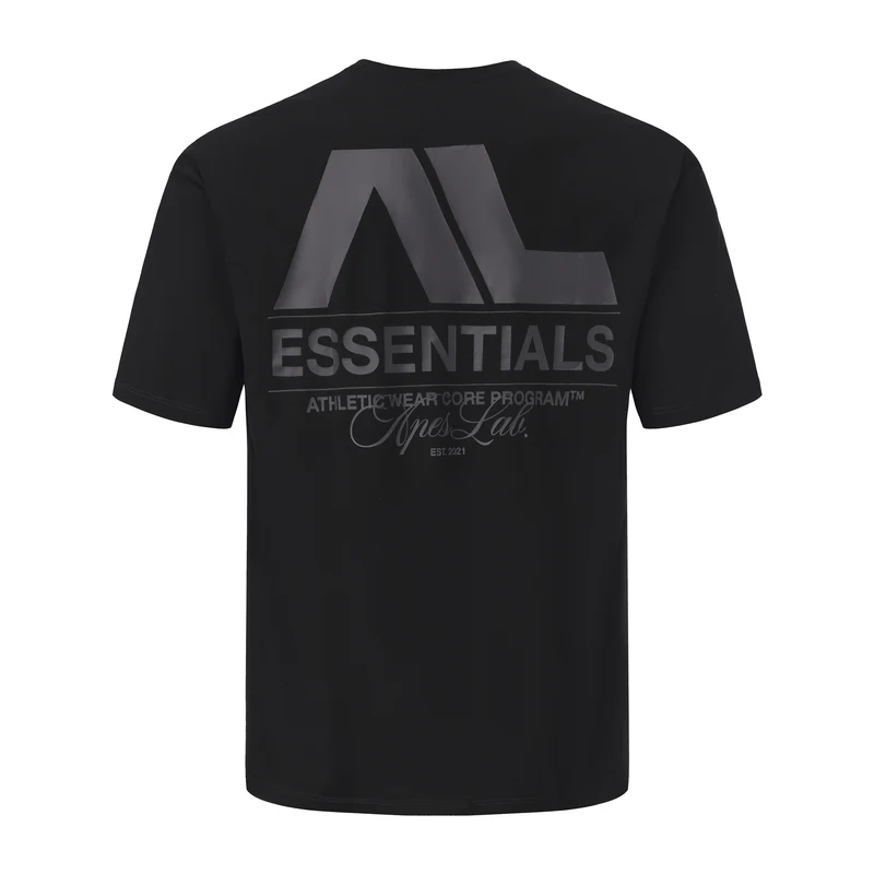 Apes Essentials Core Drop Tshirt - Solid Black
