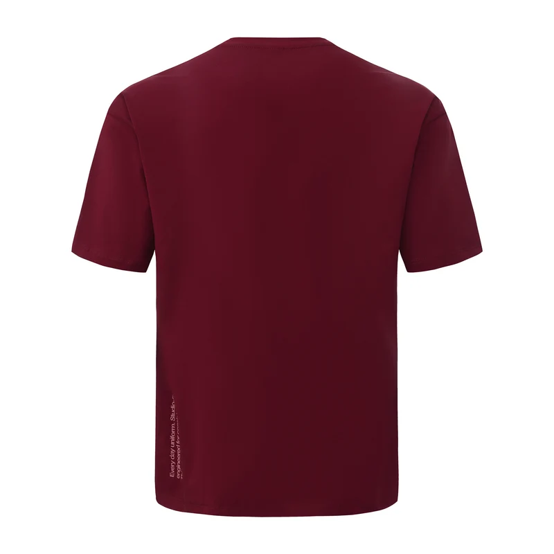 Apes Essentials Statement Drop Tshirt - Red Velvet