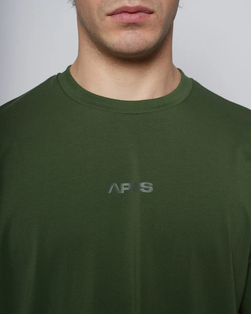 Apes Essentials Statement Drop Tshirt - Forest Green
