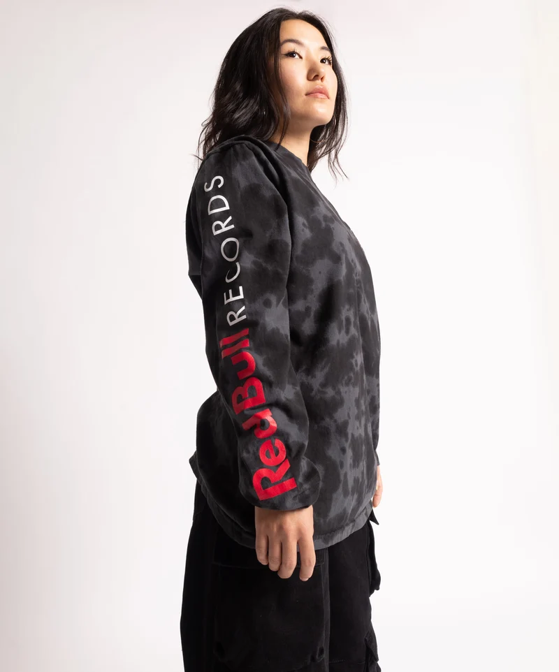 Red Bull Records Tie Dye Long Sleeve Shirt