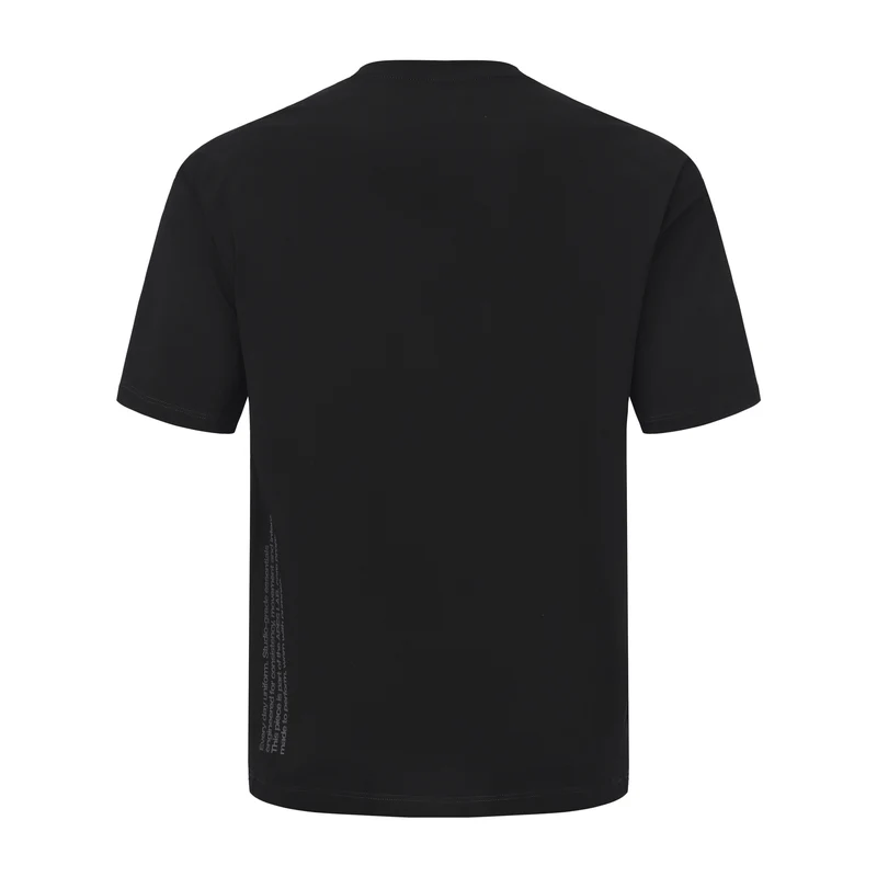 Apes Essentials Statement Drop Tshirt - Solid Black