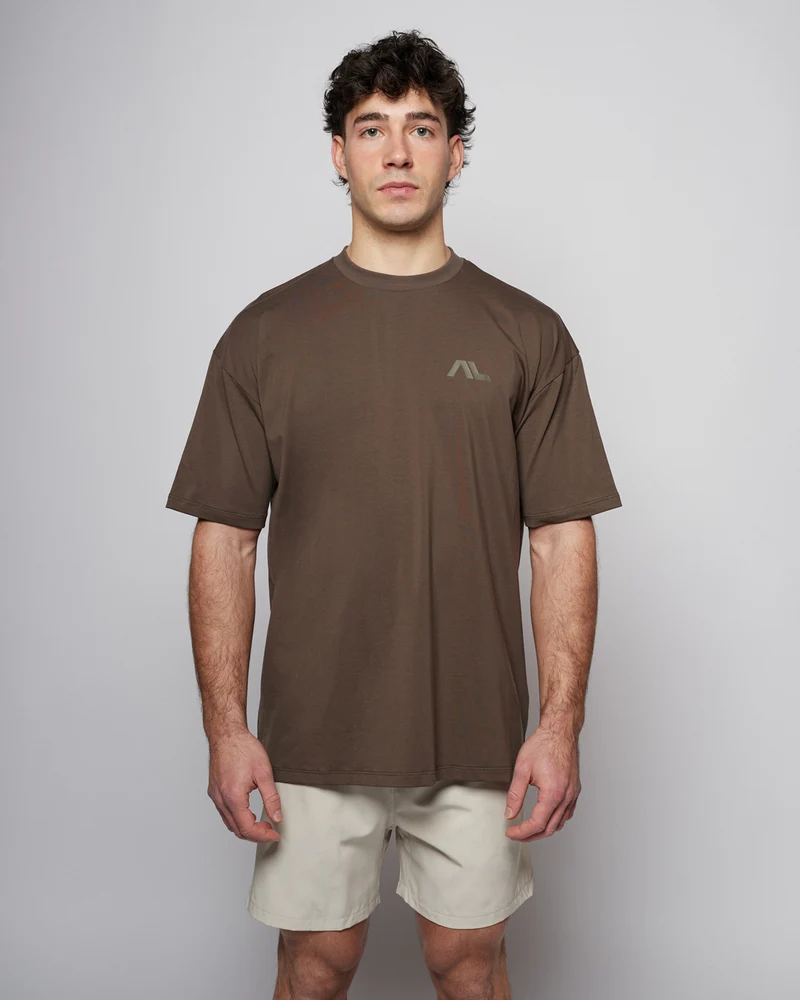 Apes Essentials Motion Drop Tshirt - Coffee Bean