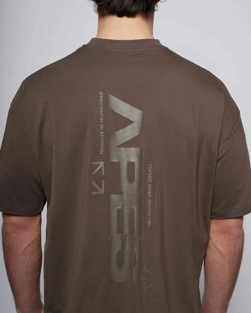 Apes Essentials Motion Drop Tshirt - Coffee Bean