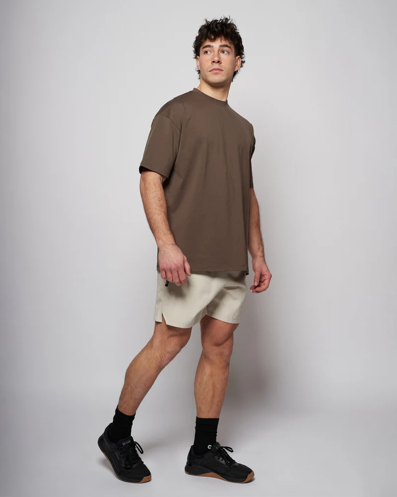Apes Essentials Motion Drop Tshirt - Coffee Bean
