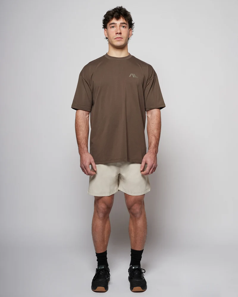 Apes Essentials Motion Drop Tshirt - Coffee Bean