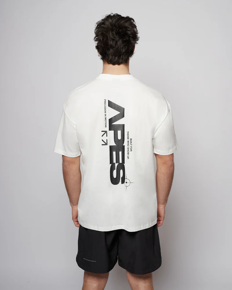 Apes Essentials Motion Drop Tshirt - White