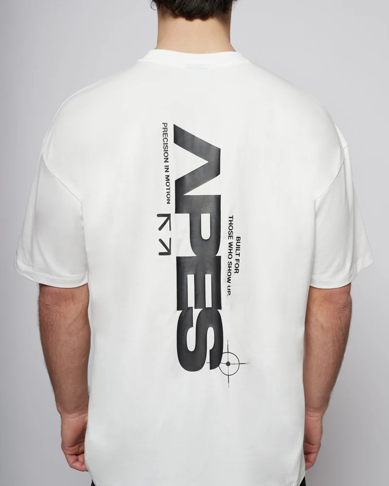 Apes Essentials Motion Drop Tshirt - White