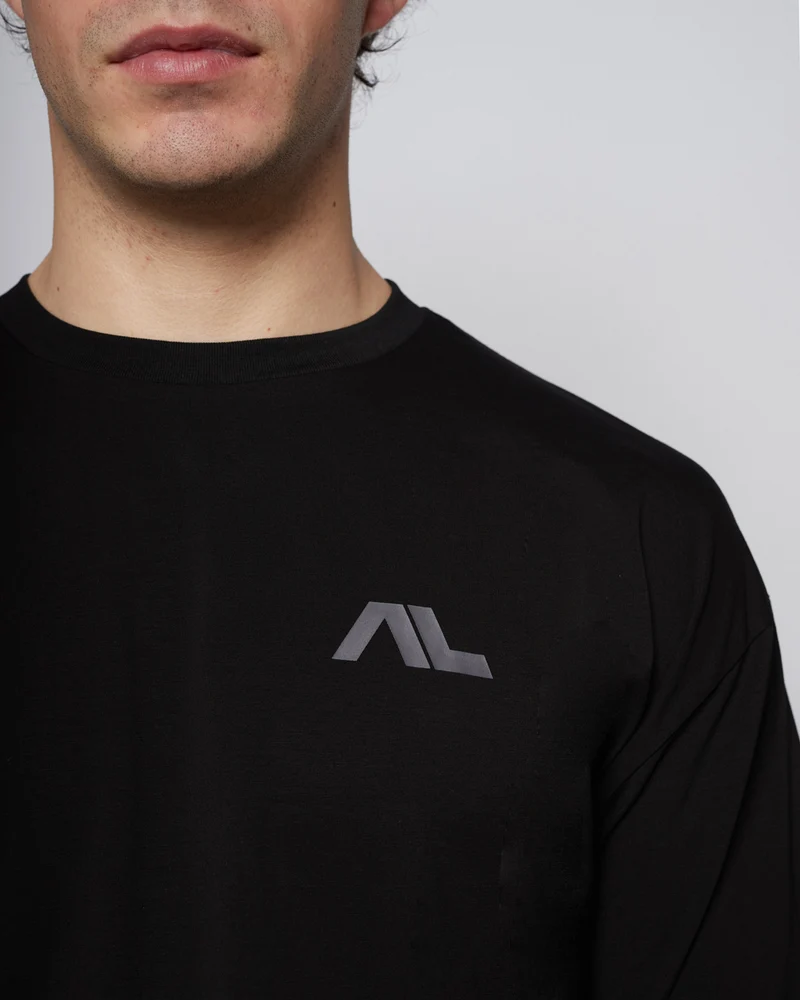 Apes Essentials Motion Drop Tshirt - Solid Black