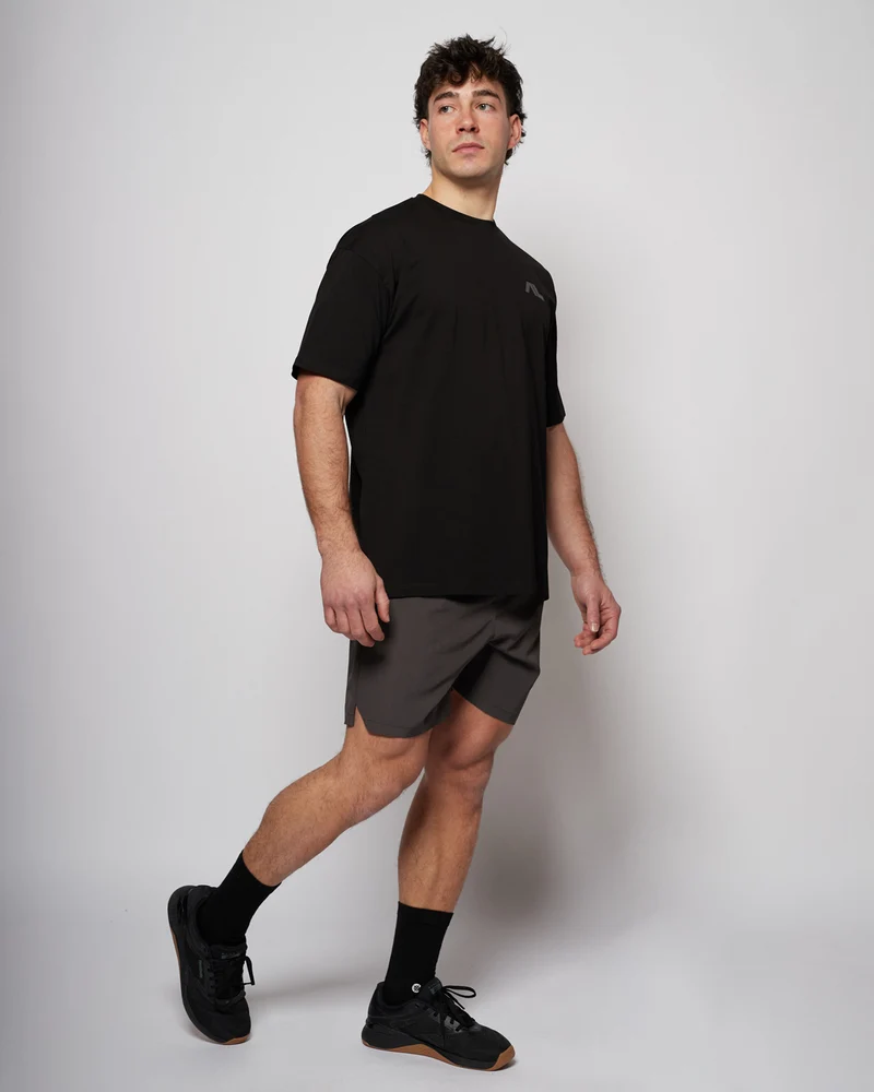 Apes Essentials Motion Drop Tshirt - Solid Black