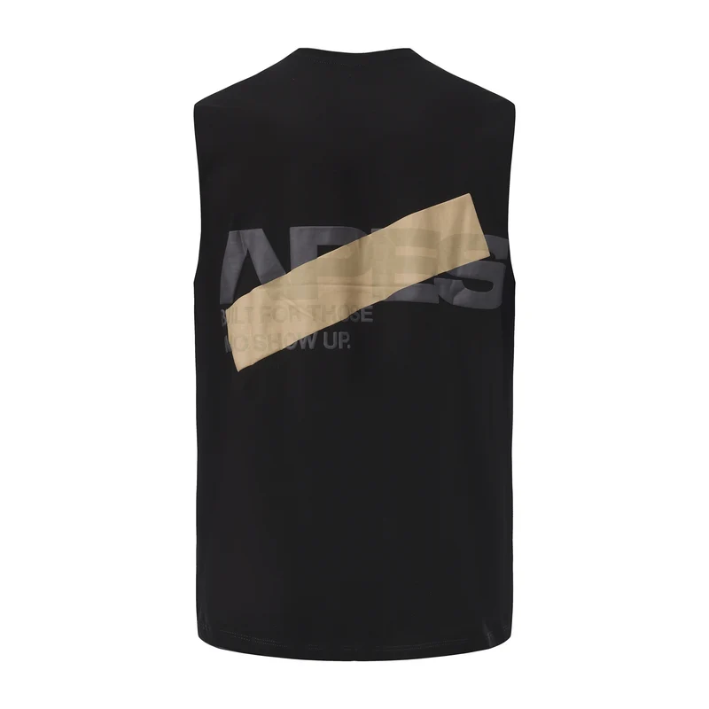 Apes Essentials Bold Oversize Tank - Solid Black