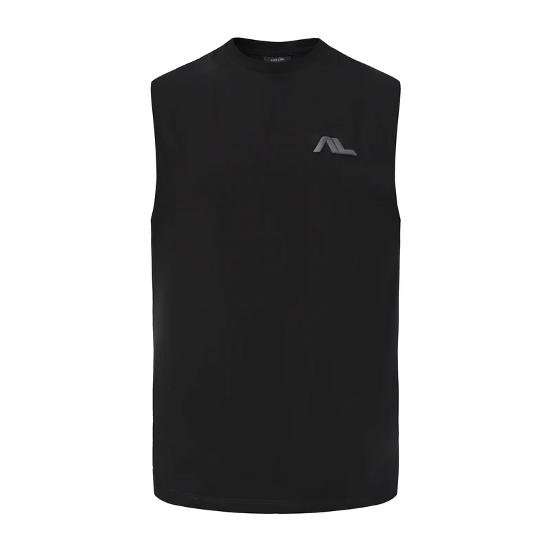 Apes Essentials Bold Oversize Tank - Solid Black