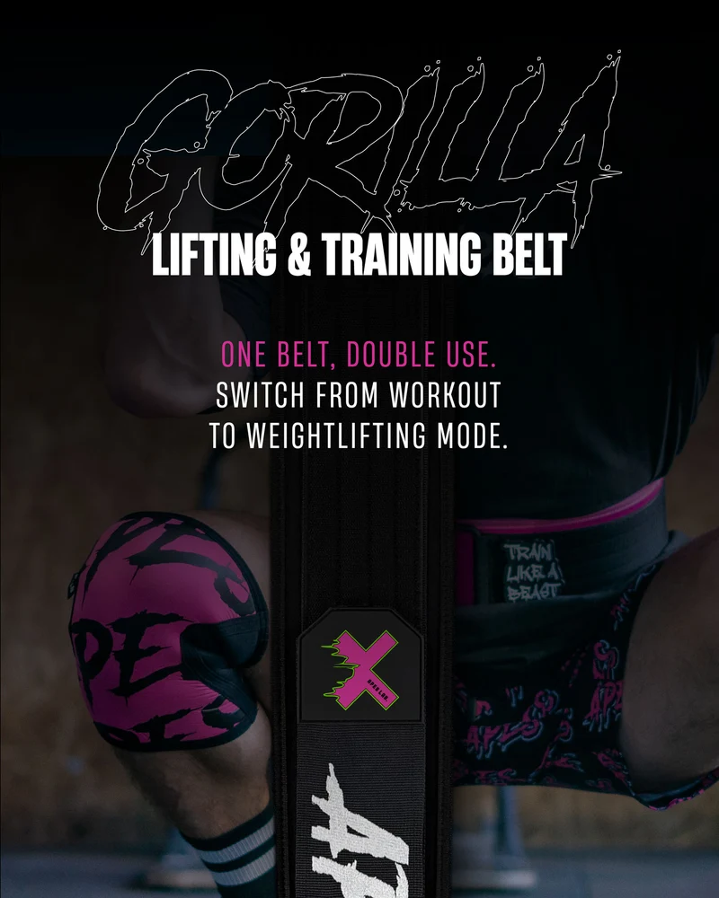 Gorilla Belt Black Cintura Sollevamento Pesi e Allenamento