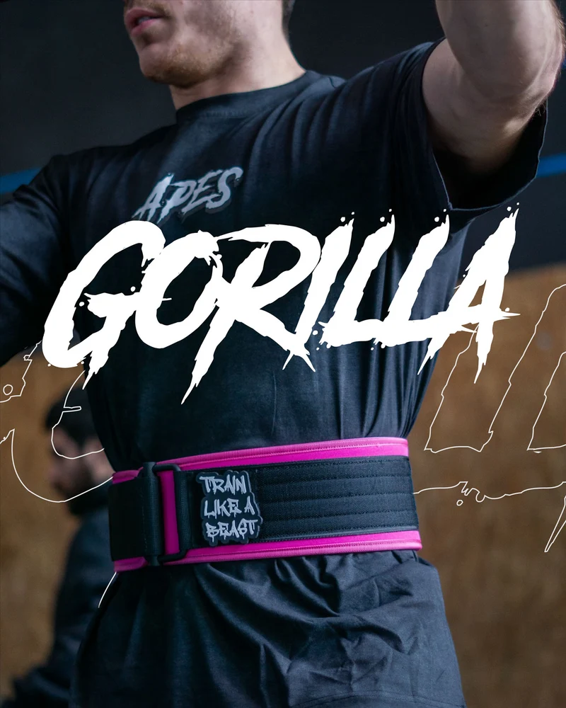 Gorilla Belt Black Cintura Sollevamento Pesi e Allenamento