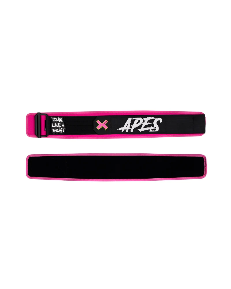 Gorilla Belt Pink Cintura Sollevamento Pesi e Allenamento