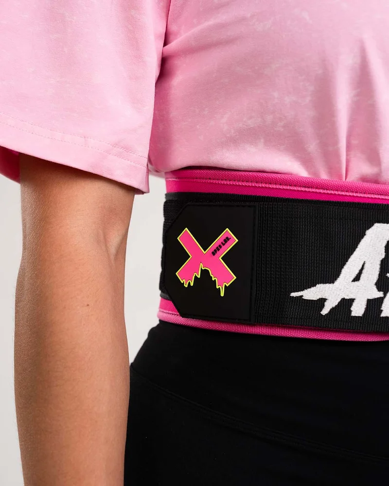 Gorilla Belt Pink Cintura Sollevamento Pesi e Allenamento