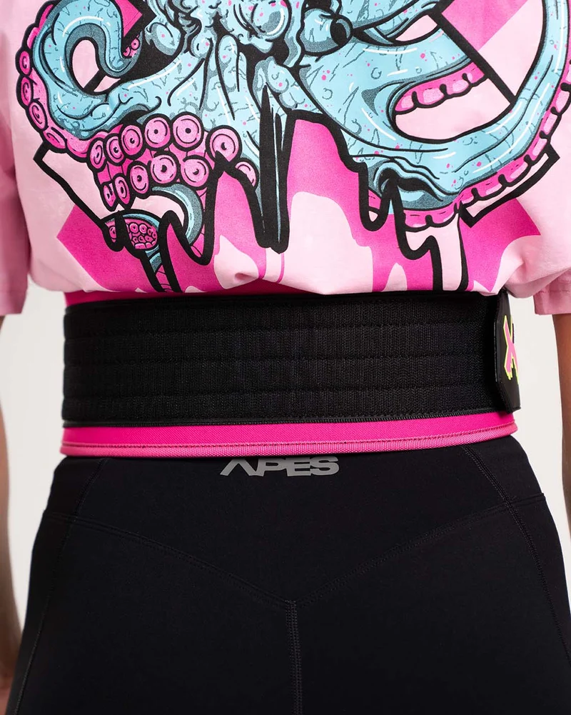 Gorilla Belt Pink Cintura Sollevamento Pesi e Allenamento