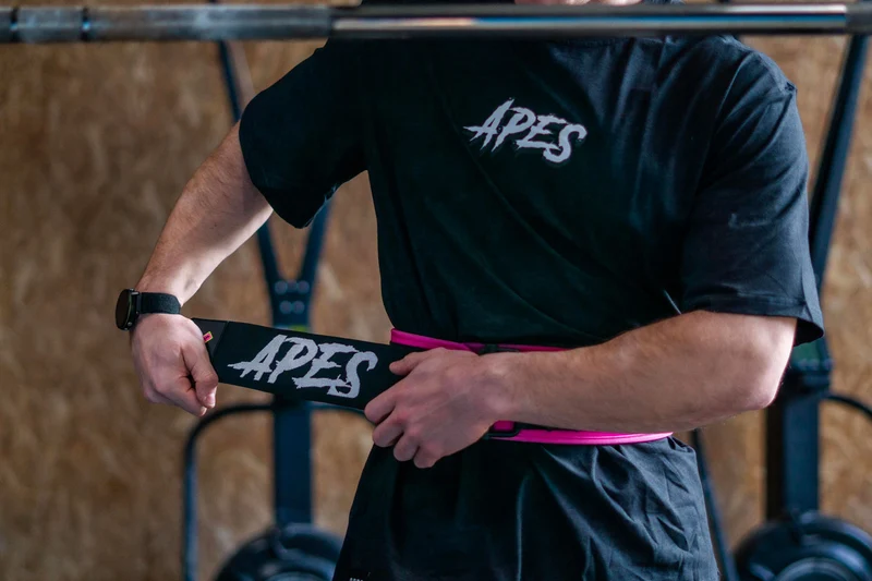 Gorilla Belt Pink Cintura Sollevamento Pesi e Allenamento