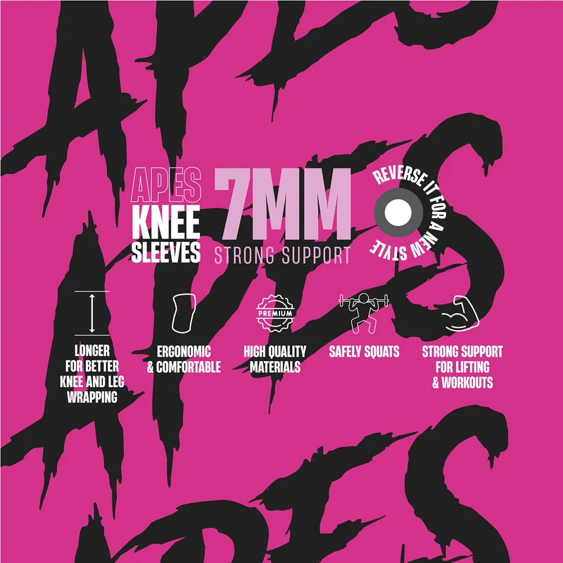 Apes Knee Sleeves Ginocchiere 7mm.