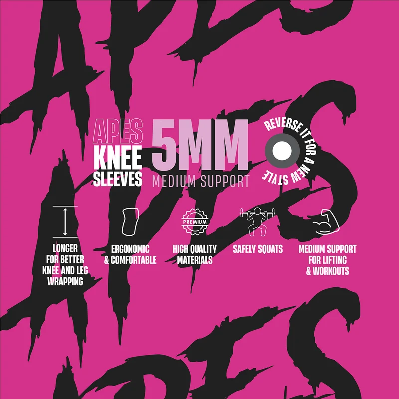 Apes Knee Sleeves Ginocchiere 5mm.