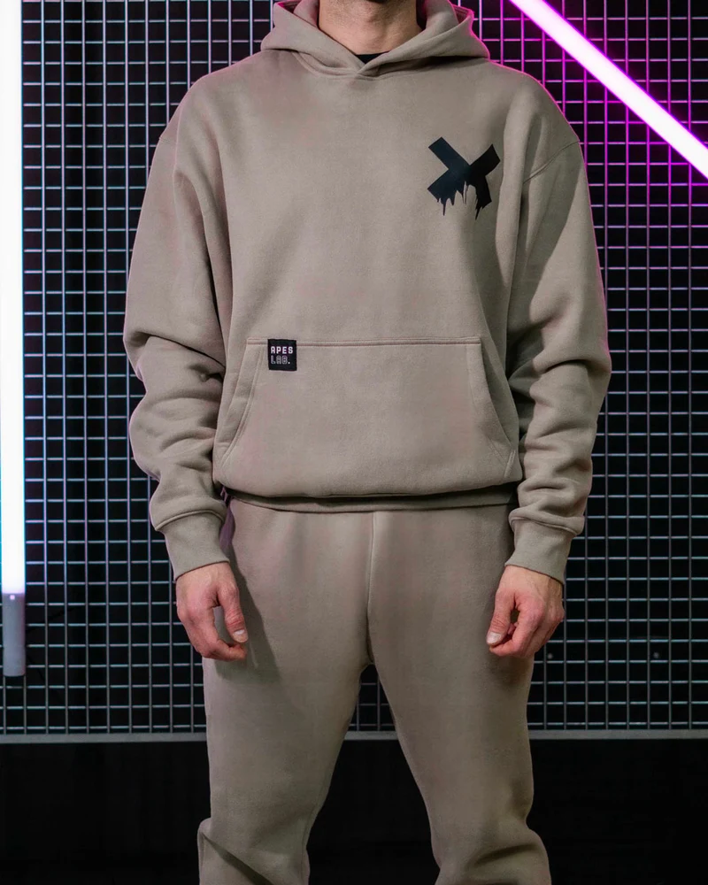 Apes Loose Fleece Pants Sand