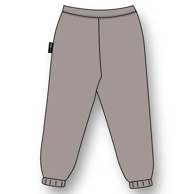 Apes Loose Fleece Pants Sand