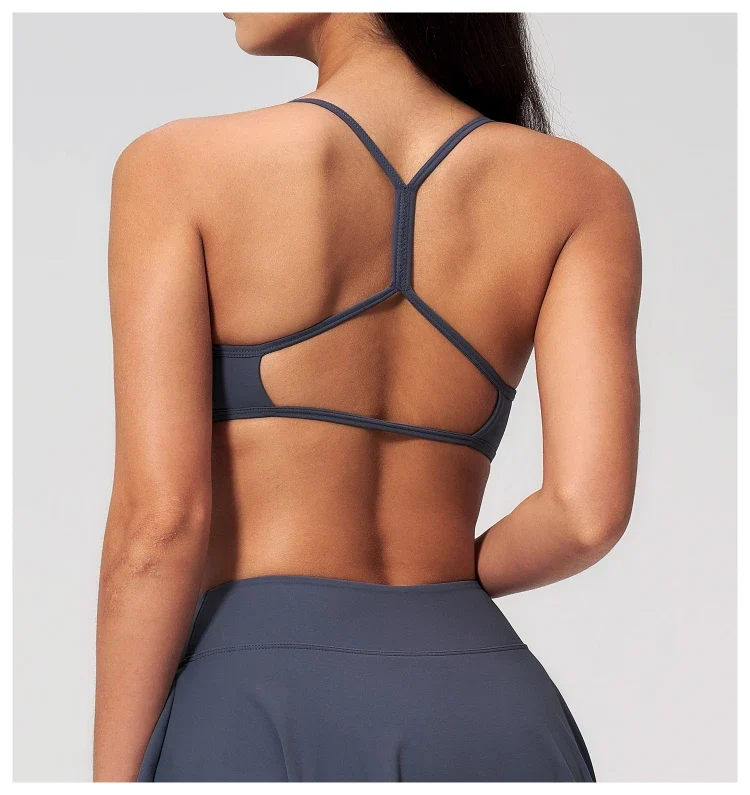 SPARK New Women's Y-Shape Back with Hollow Cutout Yoga Fitness Tennis Bra ZC2135