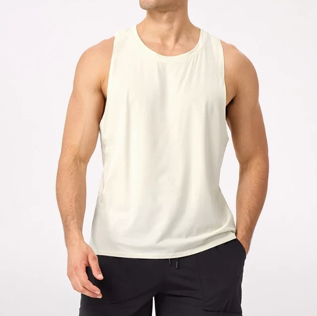 SPARK Men's Modal Cooling Loose-Fit Athletic Tank Top YEL51140