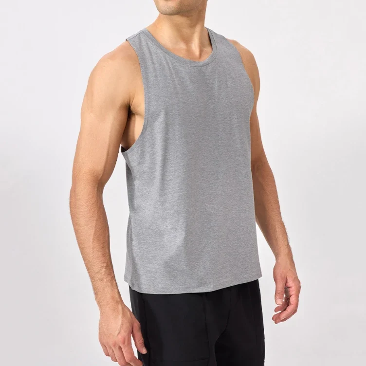 SPARK Men's Modal Cooling Loose-Fit Athletic Tank Top YEL51140