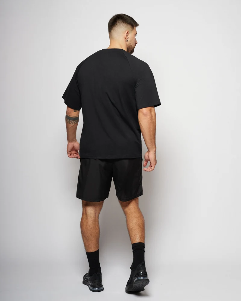 Apes Basics Raglan Oversize T-shirt - Black
